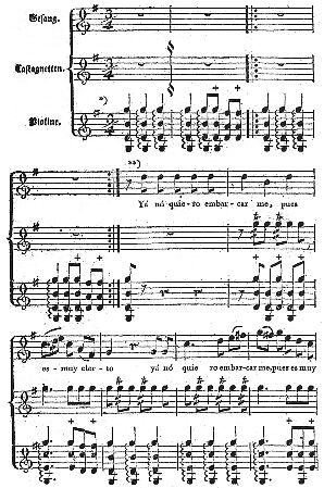 Notenbeispiel Sp. 267/268