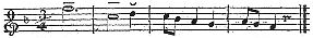 Notenbeispiel Sp. 957/958, Nr. 3