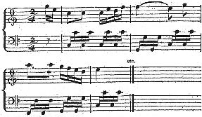 Notenbeispiel Sp. 985/986