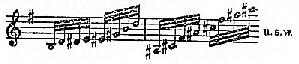 [Notenbeispiel S. 343, Nr. 2: Mendelssohn, Präludium op. 35]