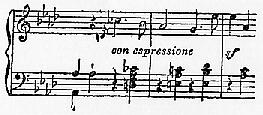 [Notenbeispiel S. 369, Nr. 2: Beethoven, Klaviersonate op. 2,1 - 1. Satz (2)]